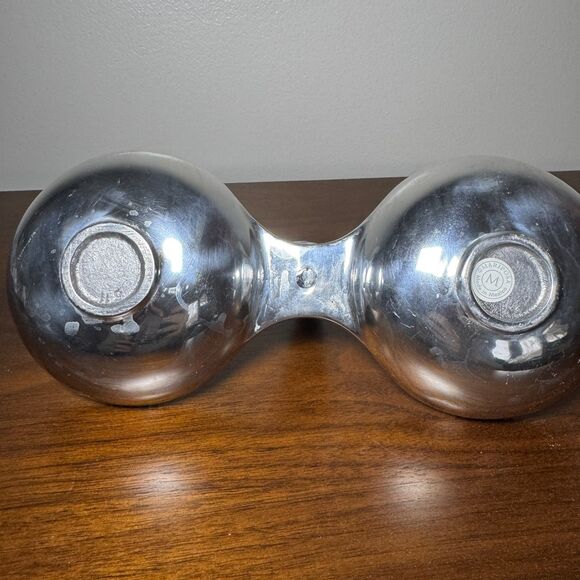 Vintage Mariposa Christmas Tree Double Bowl Serving Dish - Picture 10 of 12